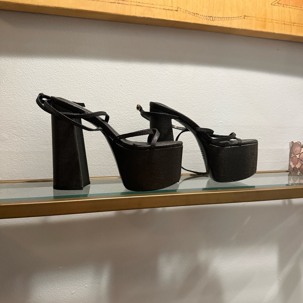Alias Mae Black Platform Heels